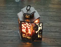 Istanbul Laser Cut Table Lamp – Landmarks Laser Cut – Hagia Sophia, Maiden’s Tower, Cityscape Decor SVG Digital Download |#U580|