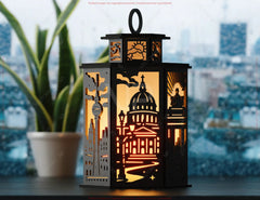 Berlin Skyline Laser Cut Table Lamp Panels – Brandenburg Gate, TV Tower, and Cityscape Design SVG Digital Download |#U582| VectorPort