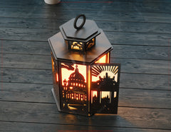 Berlin Skyline Laser Cut Table Lamp Panels – Brandenburg Gate, TV Tower, and Cityscape Design SVG Digital Download |#U582|