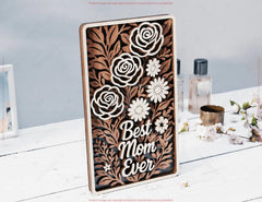 Mother's Day Layered Flower Bouquet 3D Laser Cut Sign Floral Gift for Mom Mother's Day Wall Art SVG Digital Download |#U583| VectorPort