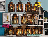 World Cities Laser Cut Table Lamp Panels Bundle – Skyline Lantern SVGs of New York, Paris, London & More Digital Download |#U590| VectorPort