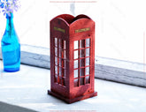 Miniature Laser Cut British Phone Booth – 3D Layered Red Telephone Box, Vintage UK Decor, Retro London Gift Home Decor Digital Download |#U602| VectorPort