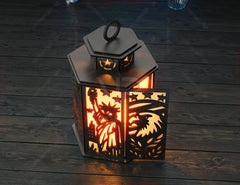 Patriotic USA Theme Laser Cut Table Lamp with Statue of Liberty, Flag, Eagle, Stars, Gift for Americans Digital Download |#U606|