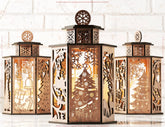 Christmas Candle Holder Bundle Nativity Lantern Holy Night Laser Cut Lamp Files 10 Festive Designs Digital Download |#U621| VectorPort