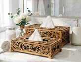 Elegant Laser Cut Wooden Tissue Box Cover | Wooden Napkin Box Sleeve | Napkin Dispenser | Digital Download |#U689|