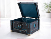 Futuristic Laser Cut Box SVG | Sci-Fi Wooden Storage Box | High-Tech Geometric Keepsake Stash Box Digital Download |#U699| VectorPort