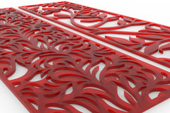 Tree Ornaments for decorative partitions panel screen CNC Laser Cutting File | SVG, DXF, AI |#C007|