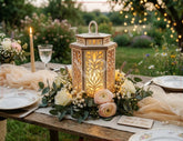 Wedding Lantern Laser Cut Lantern Template Wooden Candle Holder Centerpiece Lantern Tea Light Digital Download |#U703| VectorPort
