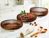 Oval Modern Wooden Fruit Bowl Set – Laser Cut SVG Basket – Minimal Kitchen Décor Fruit Holder Digital Download |#U710| VectorPort