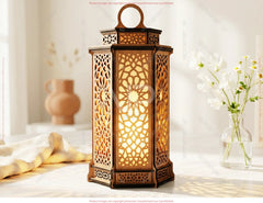 Moroccan Style Decorative Lantern Laser Cut File Candle Holder Digital Download |#U720| VectorPort