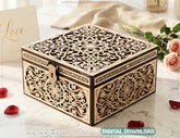 Ornate Luxury Ornate Wooden Keepsake Box SVG Decorative Memory & Jewelry Storage Digital Download |#U723| VectorPort