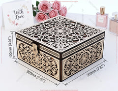 Ornate Luxury Ornate Wooden Keepsake Box SVG Decorative Memory & Jewelry Storage Digital Download |#U723| VectorPort