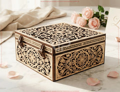 Ornate Luxury Ornate Wooden Keepsake Box SVG Decorative Memory & Jewelry Storage Digital Download |#U723| VectorPort
