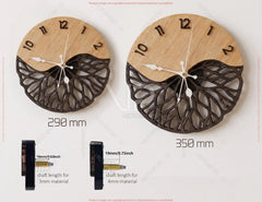 Tree of Life Multilayer Wall Clock Laser Cut File - Modern Wood Wall Art Digital Download |#U726| VectorPort