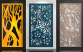 Tree Ornaments for decorative partitions panel screen CNC Laser Cutting File | SVG, DXF, AI |#C008| VectorPort