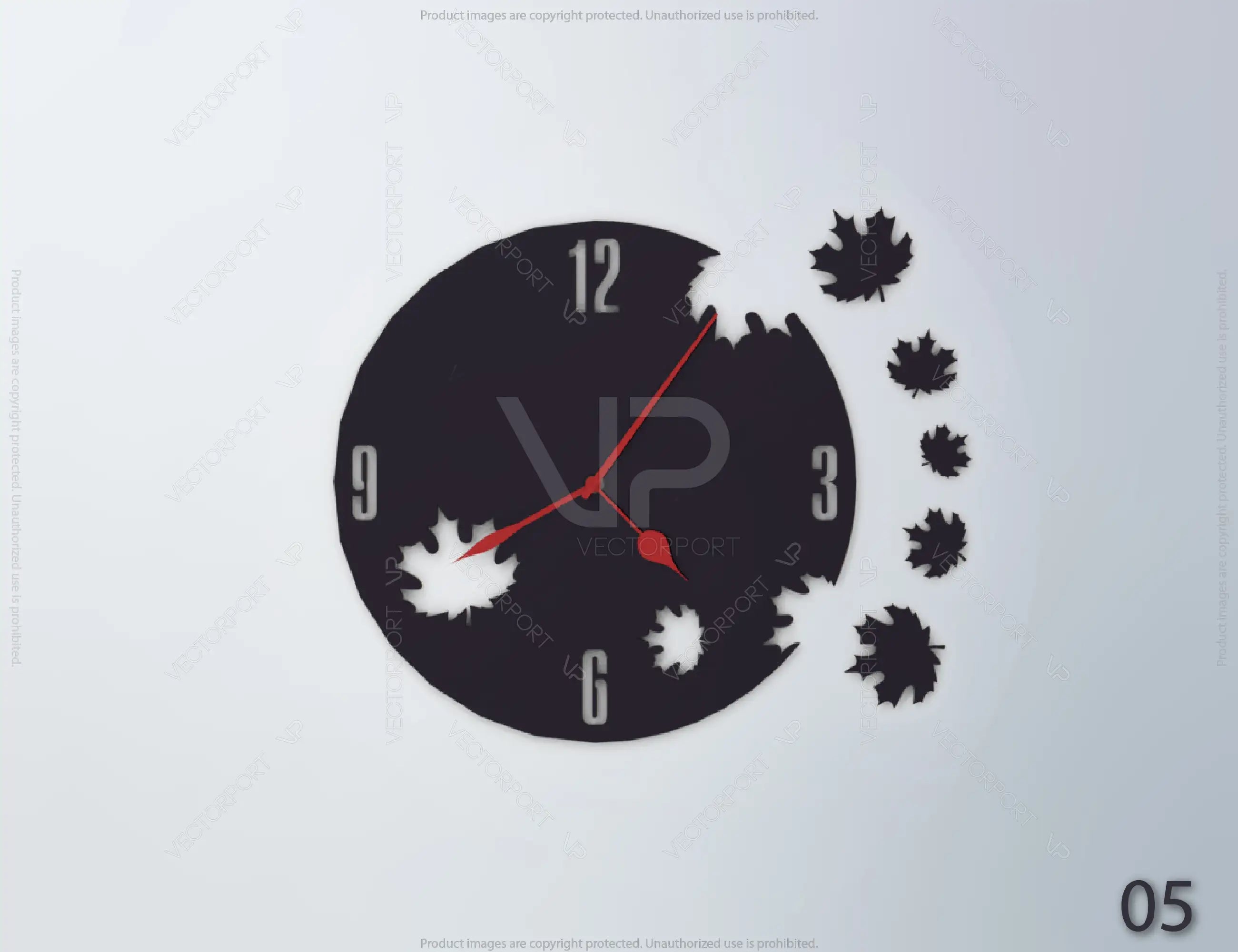 Clock Watches Bird Decor | SVG, DXF, AI |#002|