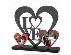 Heart Love Photo Frame Standing décor for home DIY | SVG, DXF, AI |#019|