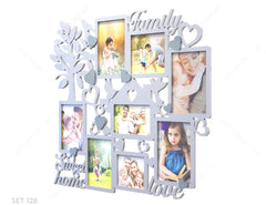 Laser Cut Family Tree&Home Photo Frame with birds | SVG, DXF, AI |#020|