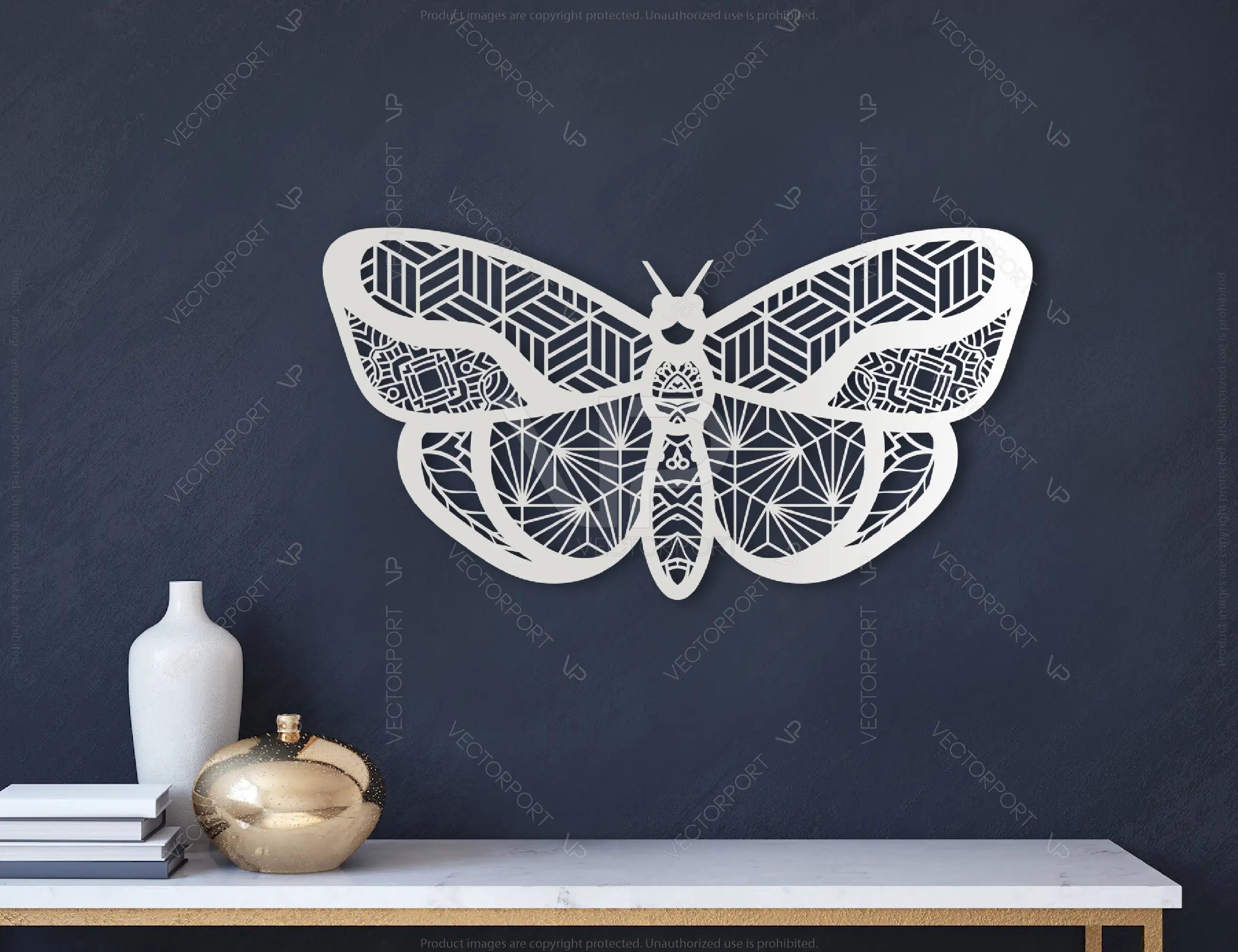 Animals Silhouette Mandala Wall décor  | SVG, DXF, AI |#024|