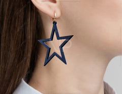 Star Earring Svg 30 styles Glowforge Cricut Jewelry Pendants laser cut | SVG, DXF, AI |#063|
