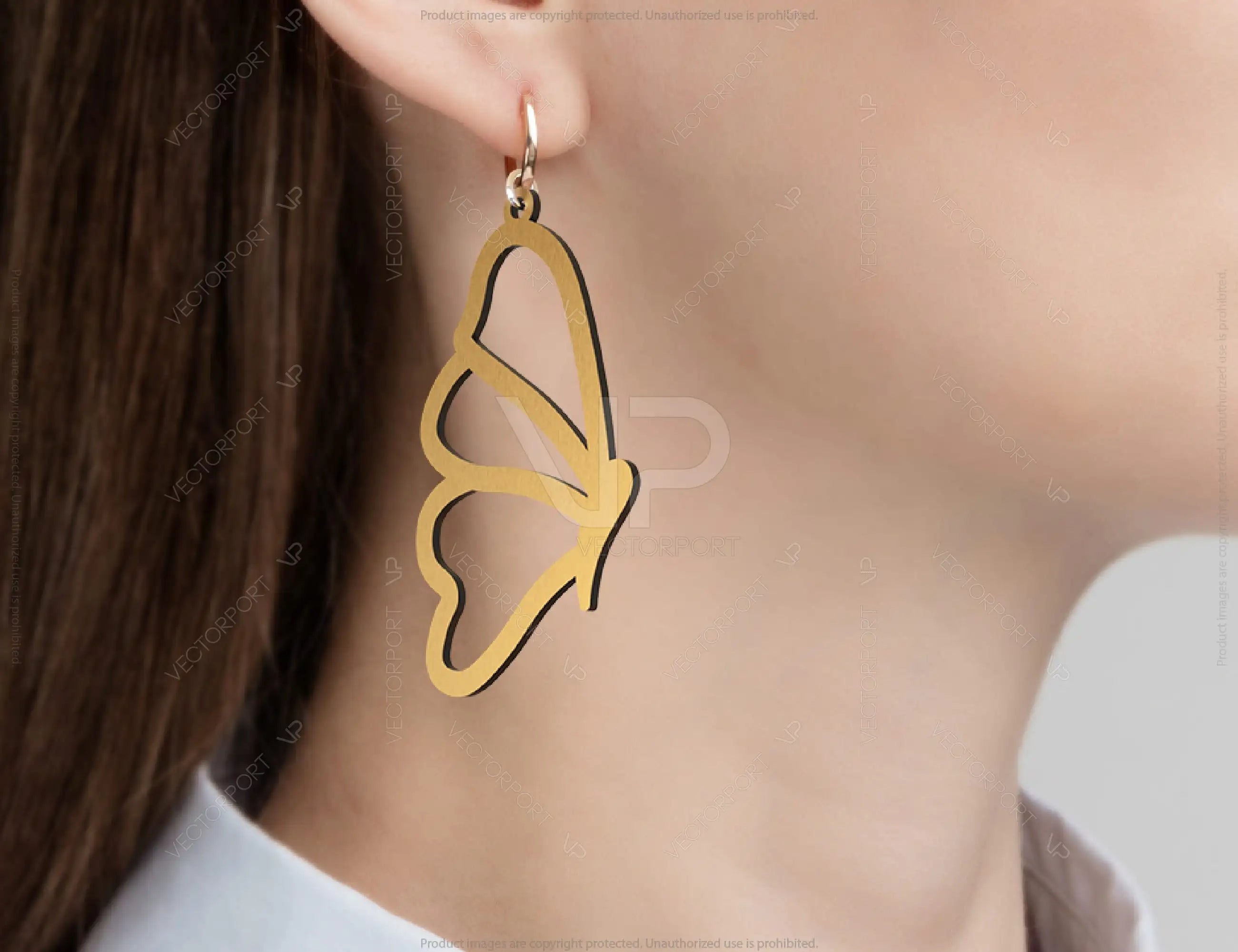 Elegant 12 different styles Pendants Earrings laser cut Set | SVG, DXF, AI |#072|