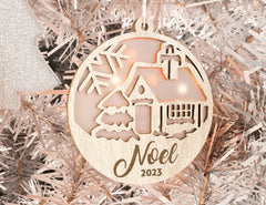 Customizable Christmas balls Tree Decorations Craft Hanging Bauble wood carving stencil laser cut templates Digital Downloads  |#U146|