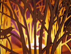Tree with bird Leaf Candle Holder Laser Cut Lamp wood Tea light Lantern Votive Gift SVG |#150|