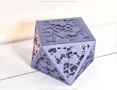 Papercut Craft Paper boxes Packing for Gift Wedding Favors Box Lace Pattern template Files |#166|