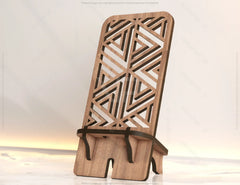 Laser Cut Wooden Mobile Phone Stand Cell Phone Holder Digital Download SVG |#184|