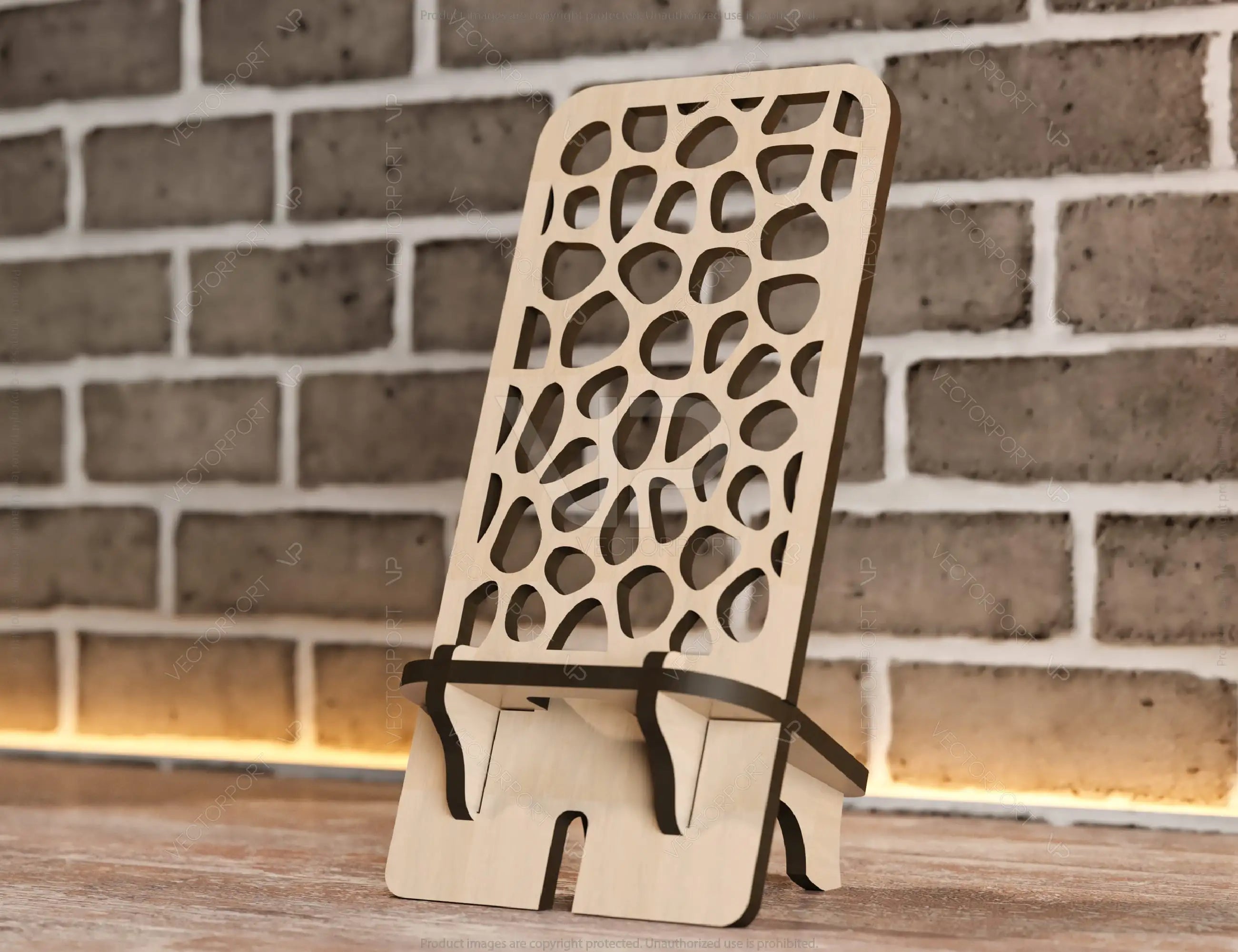 Laser Cut Wooden Mobile Phone Stand Cell Phone Holder Digital Download SVG |#U196|