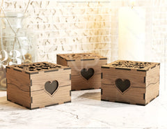 Ring Box Heart Pattern Decorative Wooden Gift box laser cut Jeweler case Wedding Birthday Valentine Gift Box Digital Download |#200|