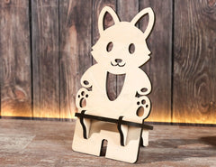 Phone Stand Cute Bear Cat & Dog Laser Cut Mobile Stand Cell Phone Holder Digital Download SVG |#205|