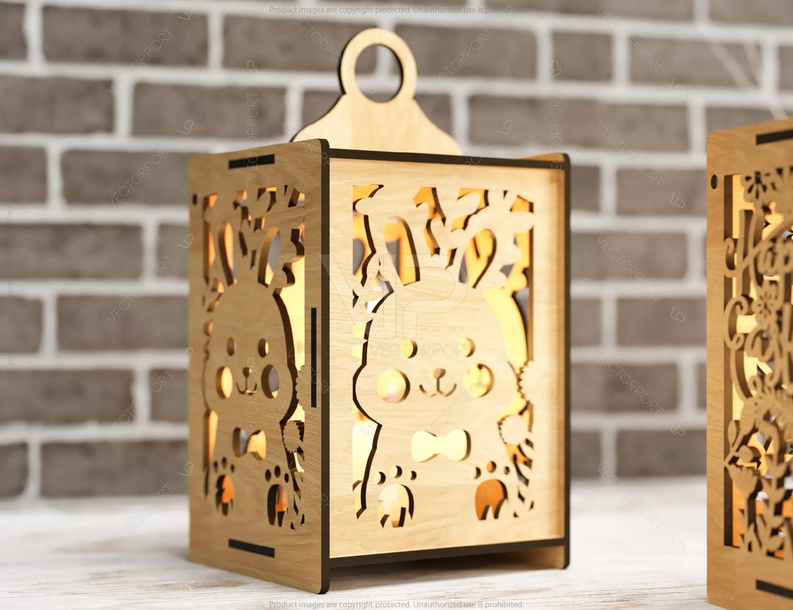 Easter Lamp Candle Holder Ornaments Light Bunny Opener Lantern Decoration Table Digital Download |#U210|