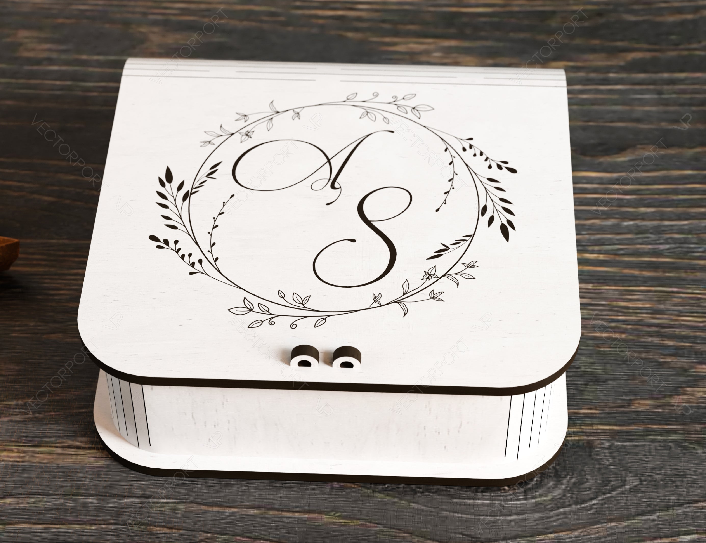 Book Shape Wooden Gift Box with lock Laser cut Card Case Favor Box Wooden Bag Purse Ring Box Digital Downloads | SVG |#226|