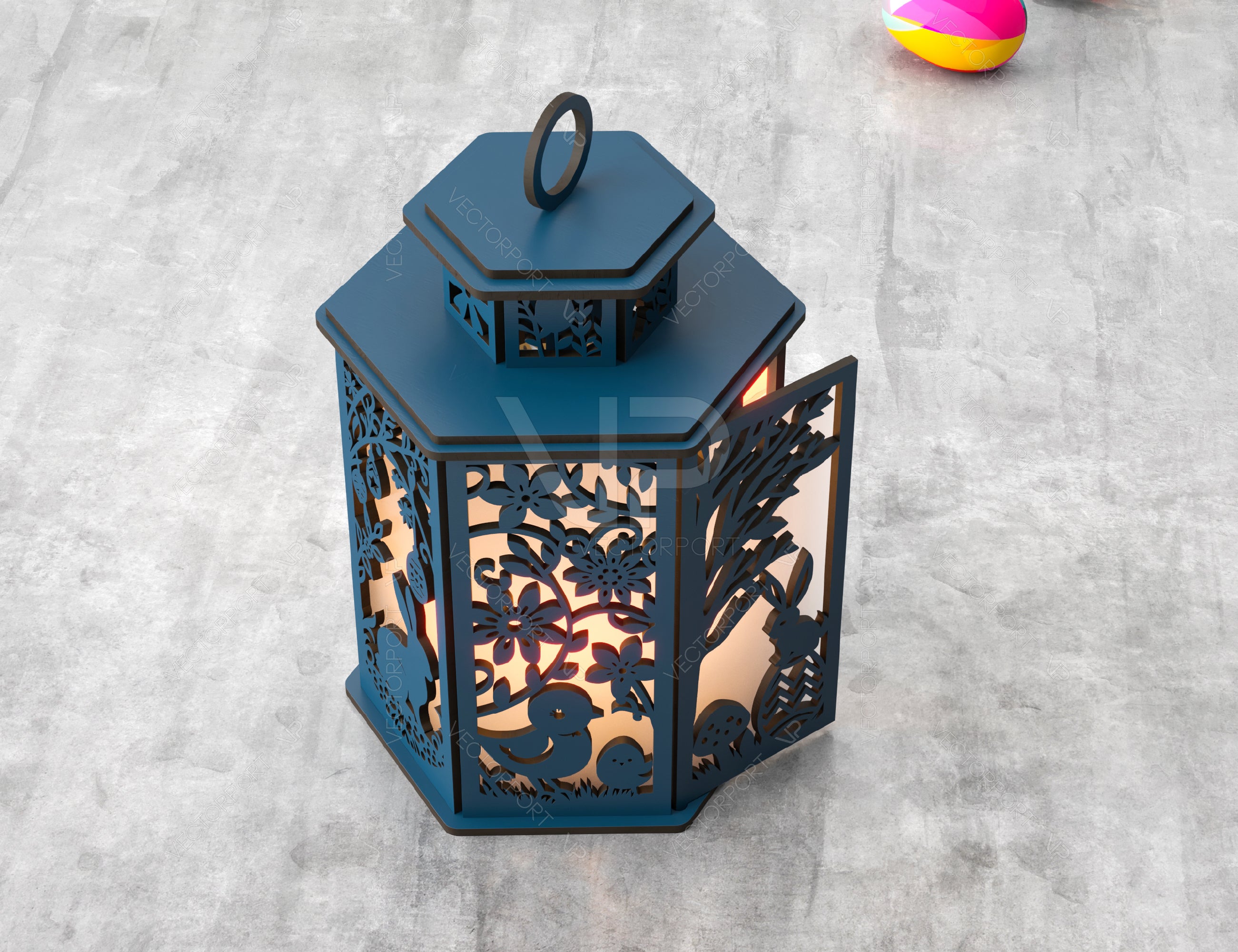 Easter Lamp Candle Holder Ornaments Light Bunny Tealight Lamp Night Light Lantern Digital Download |#238|