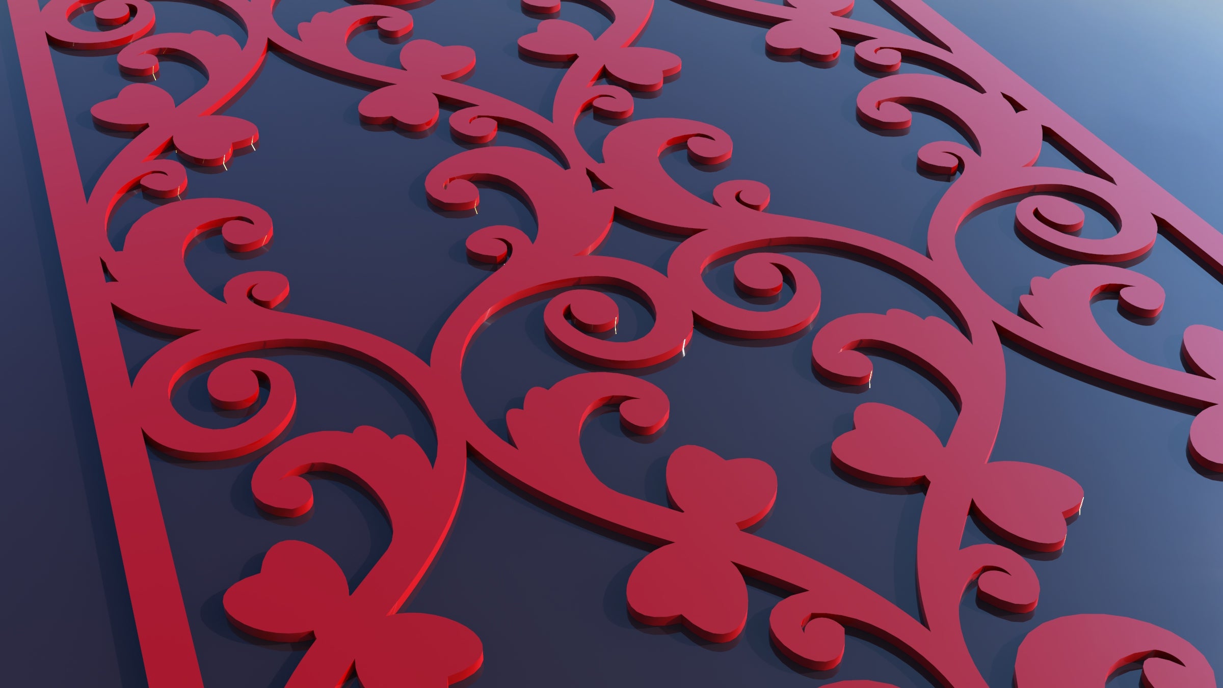 Ornaments for decorative partitions panel screen CNC Laser Cutting File | SVG, DXF, AI |#C024|