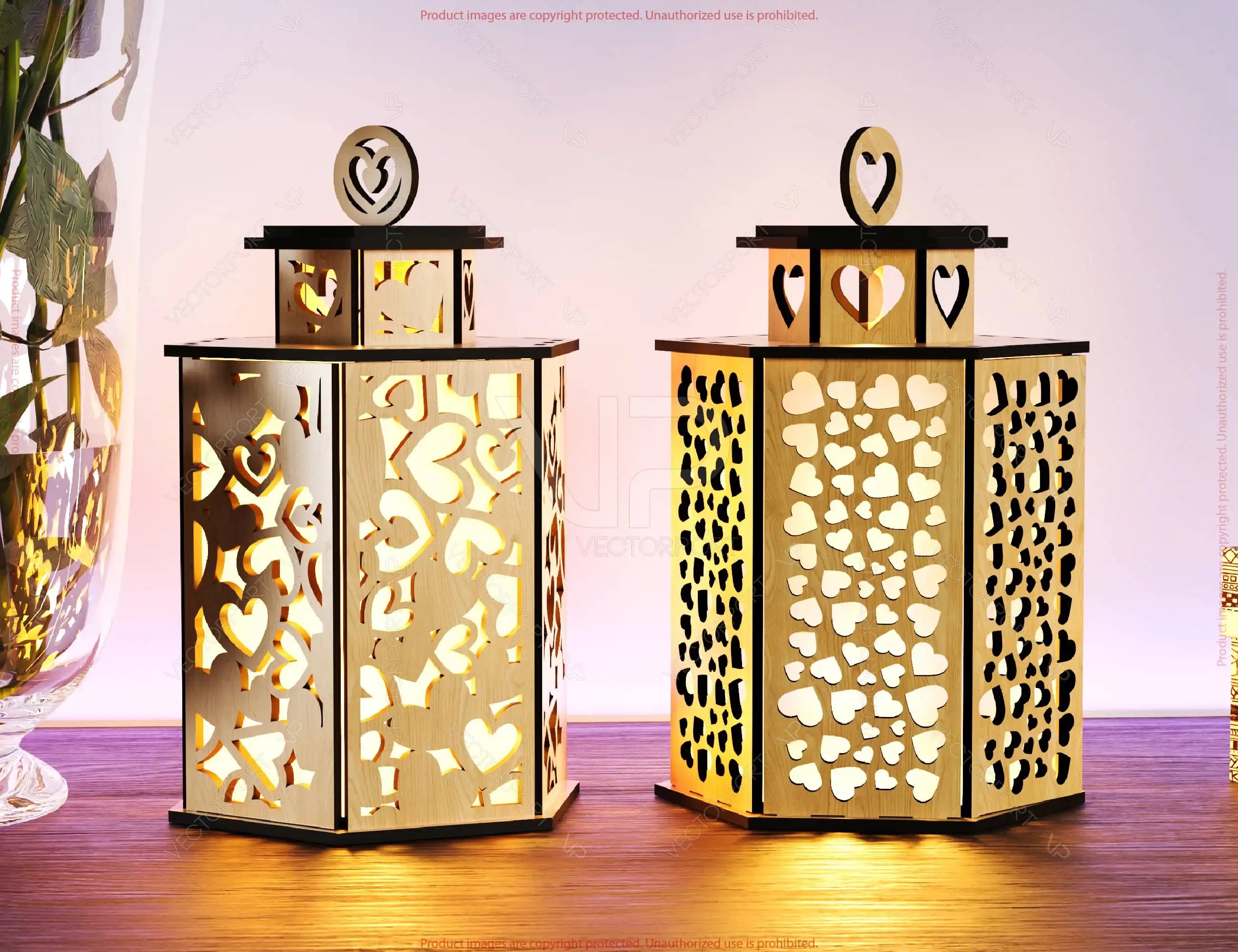 Mega Lantern Bundle | Christmas, Halloween, Nature Tealight Holders | Laser Cutting Digital Download |#254|