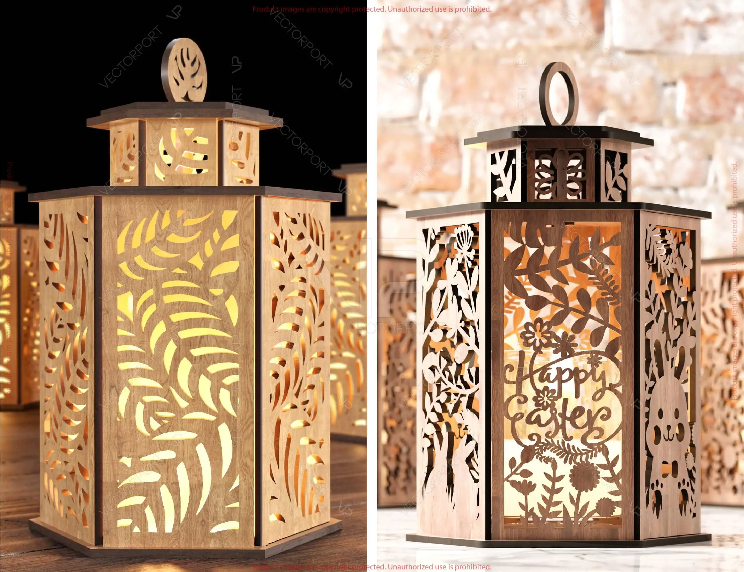 Mega Lantern Bundle | Christmas, Halloween, Nature Tealight Holders | Laser Cutting Digital Download |#254|