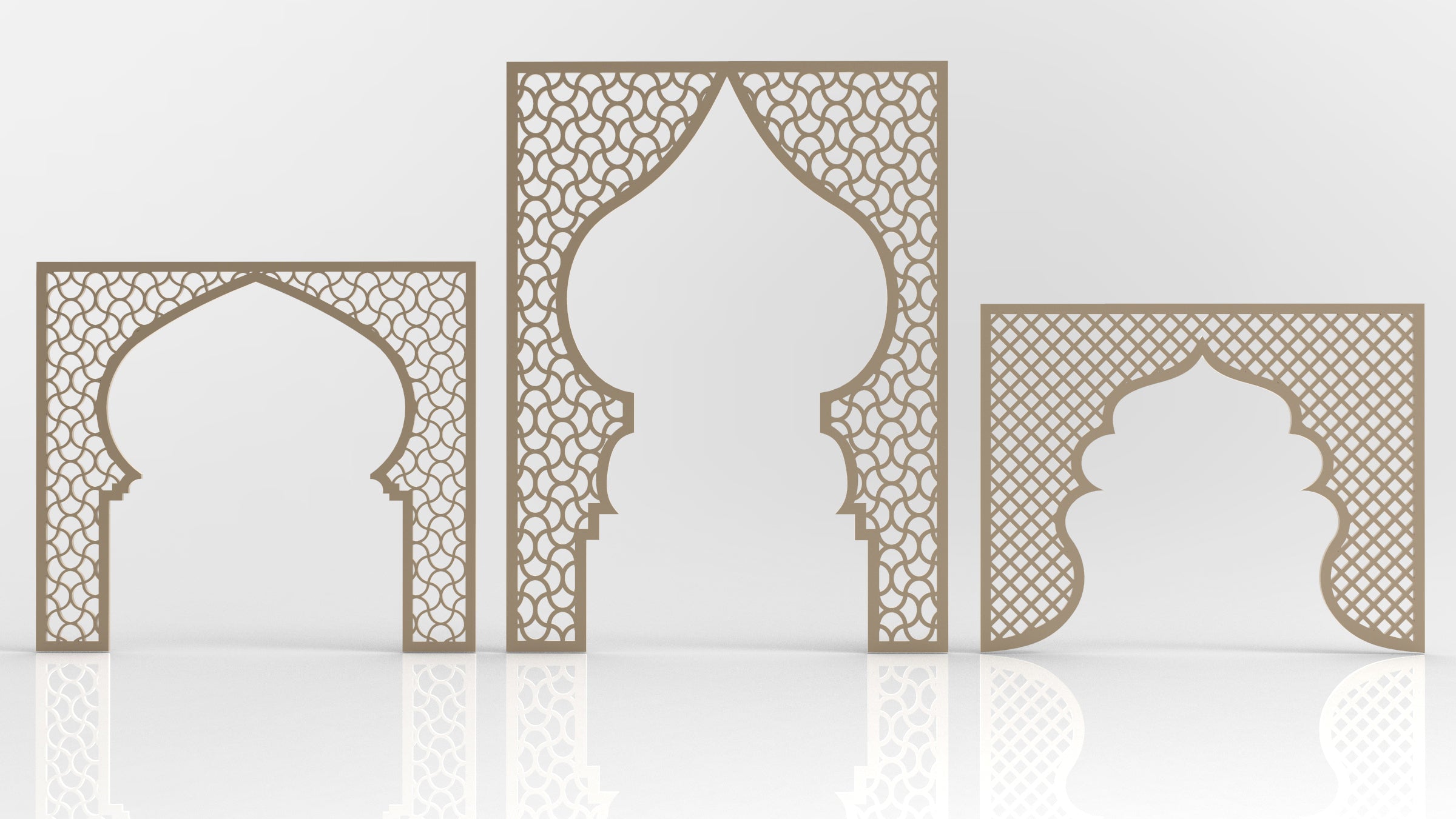 Abstract Pattern Panel Templates CNC Laser Cutting File | SVG, DXF, AI |#C031|