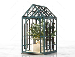 Greenhouse Miniature 3D Glasshouse Laser cut file Mini Garden House Candle holder Garden Terrarium Digital Download |#U352|