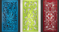 Decorative Abstract Pattern Panel Templates SVG CNC Laser Cutting File | SVG, DXF, AI |#C044|