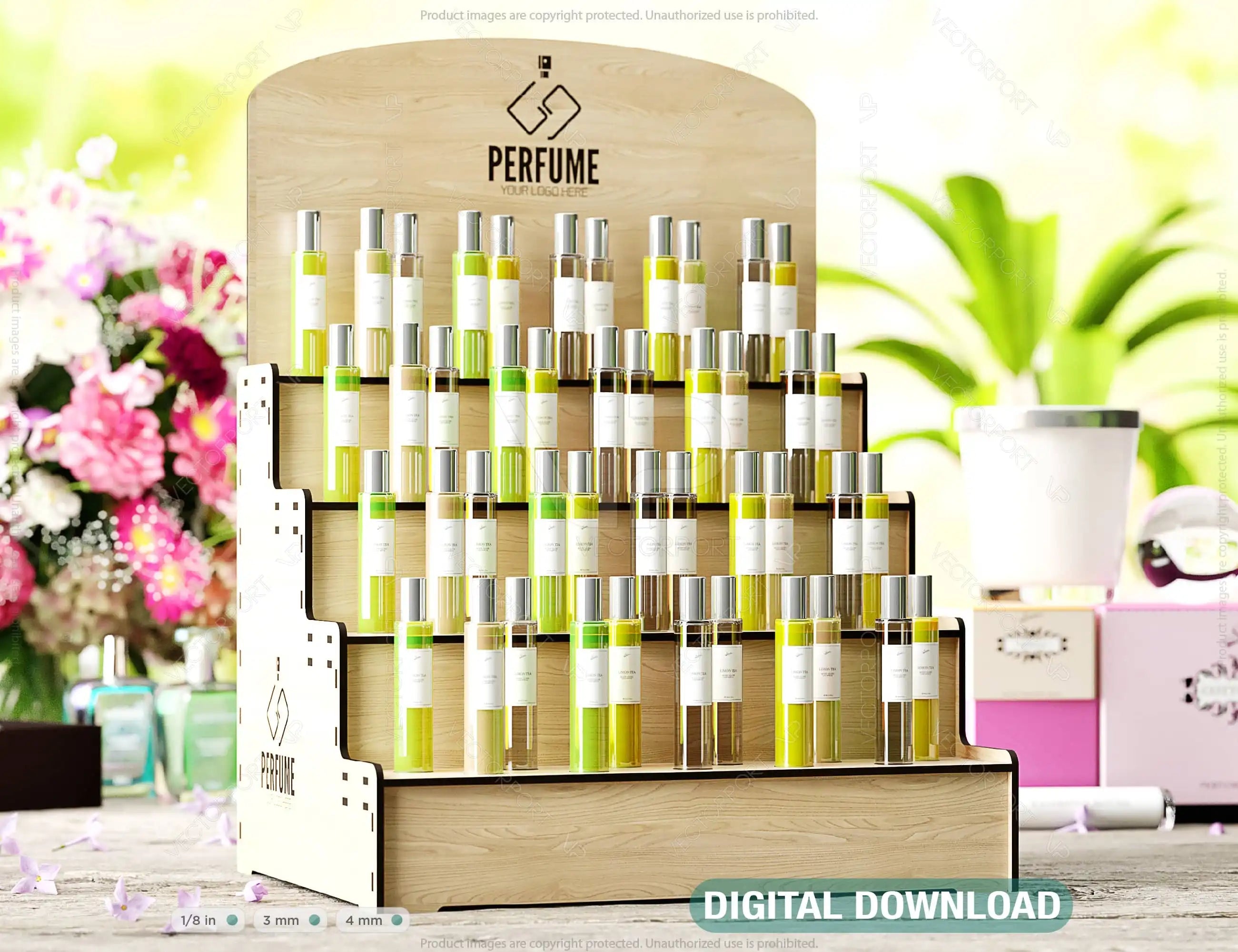 Perfume Sample Organizer, Essential Oil Storage Rack, Display Stand, P ...