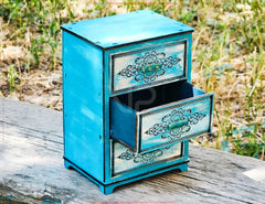 Laser Cut Miniature Dresser SVG – Elegant Jewelry Box, Wooden Nightstand File, DIY Laser Cutting Project Digital Download |#U589|