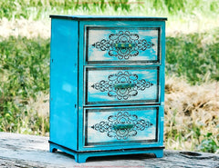 Laser Cut Miniature Dresser SVG – Elegant Jewelry Box, Wooden Nightstand File, DIY Laser Cutting Project Digital Download |#U589|