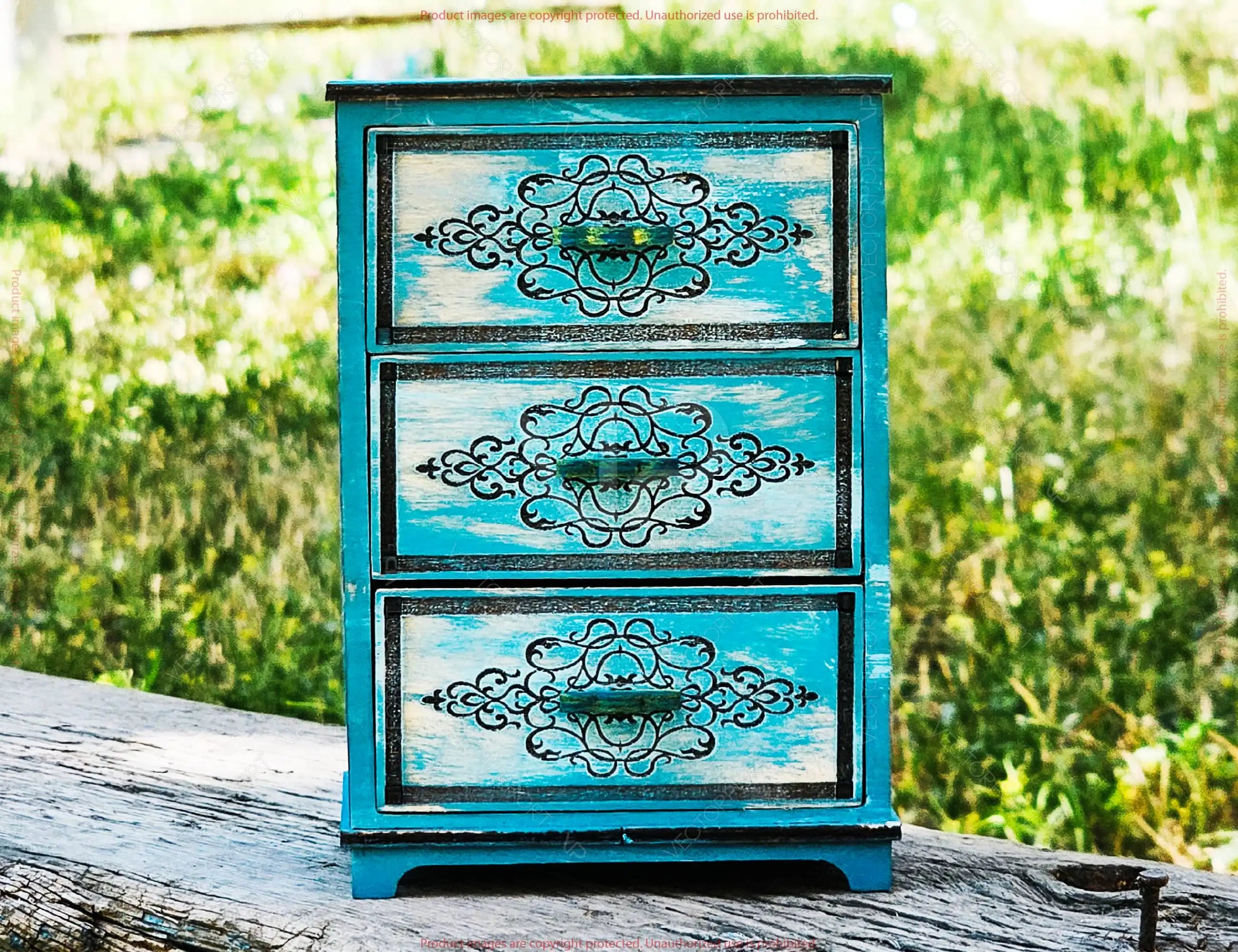 Laser Cut Miniature Dresser SVG – Elegant Jewelry Box, Wooden Nightstand File, DIY Laser Cutting Project Digital Download |#U589|