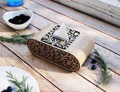 Laser Cut Napkin Dispenser SVG – 2 Size Options, Modern Tabletop Tissue Box Wooden Napkin cover Digital Download |#U607|