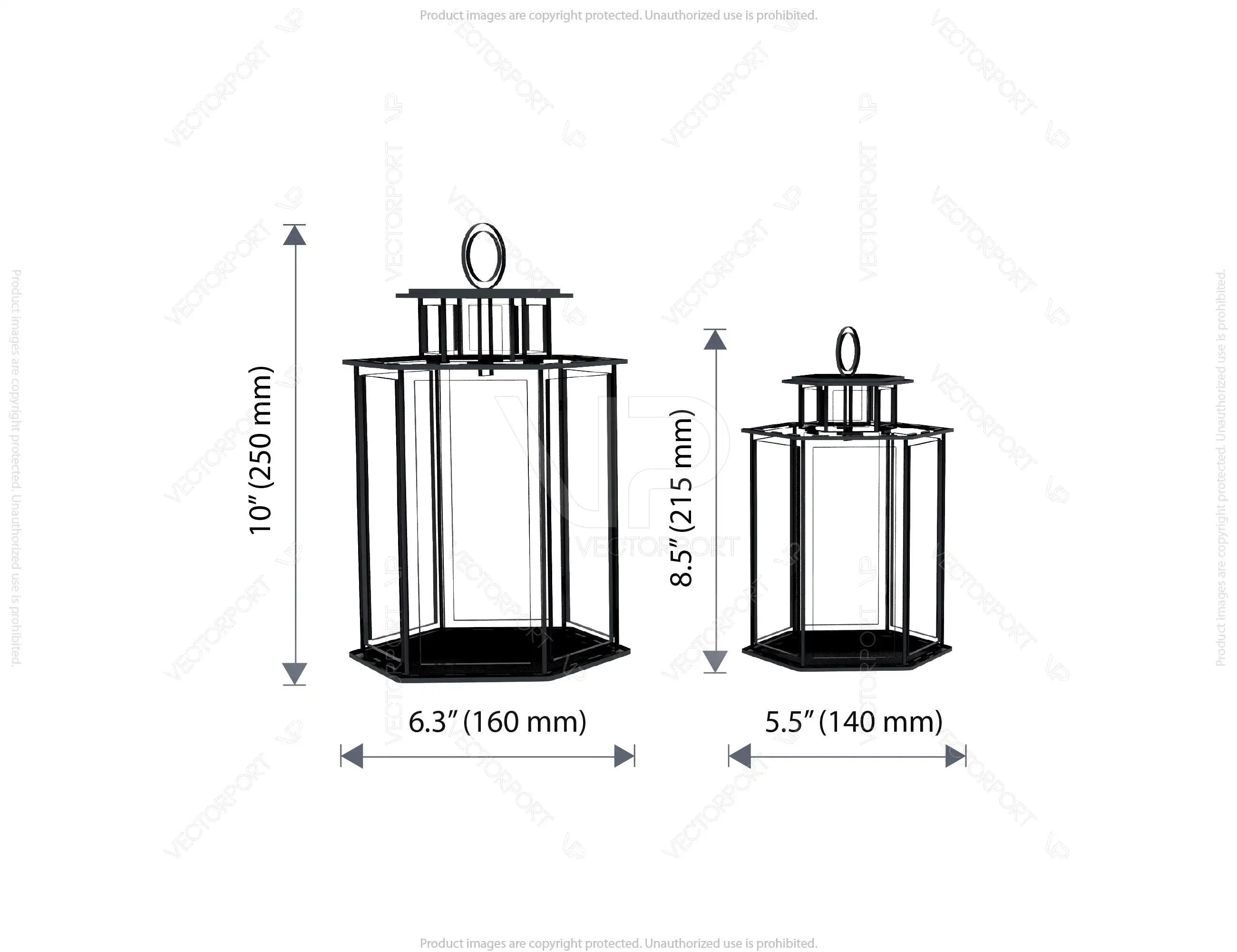Chef Theme Laser Cut Lantern with Cooking Tools, Kitchen Scene, Hat & Utensils – Culinary Candle Holder Lamp Digital Download |#U611|