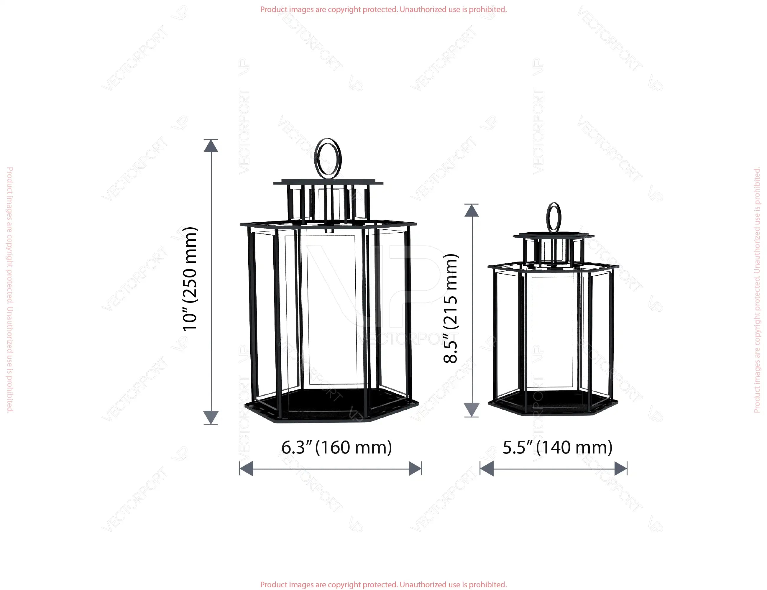 Pilot Theme Laser Cut Lantern with Airplane, Cockpit Panels, Clouds & Flight Elements – Aviation Candle Holder Lamp Digital Download |#U612|