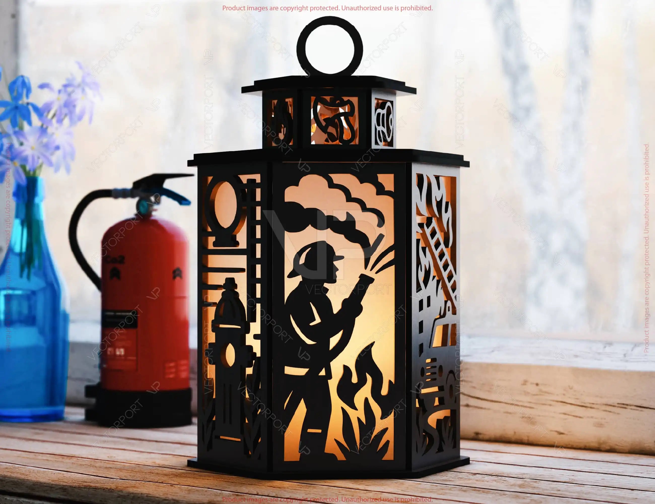 Profession Theme Laser Cut Lantern Bundle 12 Occupation- Candle Holder SVG Doctor, Pilot, Teacher, Sailor & More Digital Download |#U614|