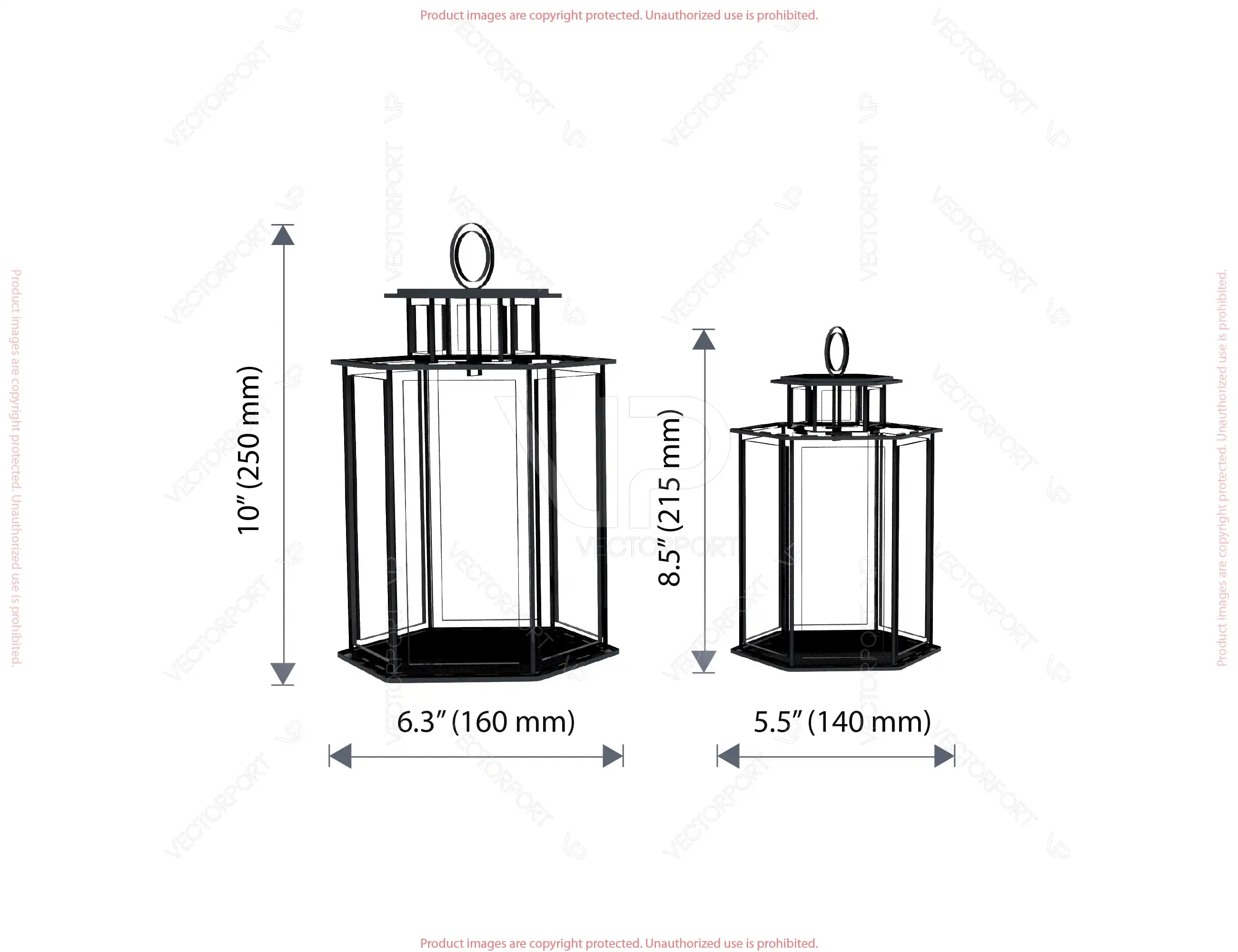 Halloween Haunted House Tealight Lantern SVG – Spooky Ghosts & Bats Candle Holder Digital Download |#U632|